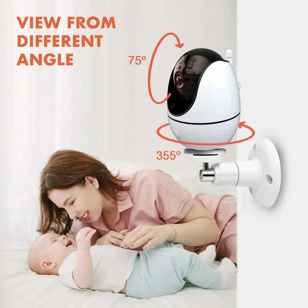 REXING BM1 Baby Monitor w/ Recording Capabilities 4.5” Display, 720p Video/Audio